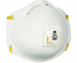 MASCARILLA PARA DRENAJE CON  VALVULA N95