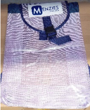 MOCHILA TRANSPARENTE CON LOGO MENZIES