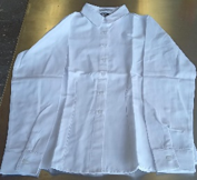 BLUSA BLANCA MANGA LARGA DAMA TALLA 38